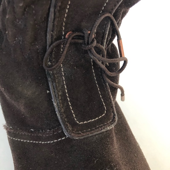 Sorel Womens Weatherproof Firenzy Suede Tall Boots - Picture 5 of 6